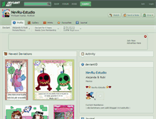 Tablet Screenshot of nevru-estudio.deviantart.com