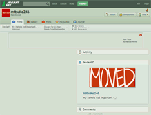 Tablet Screenshot of mitsuke246.deviantart.com