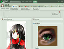 Tablet Screenshot of lisis47.deviantart.com