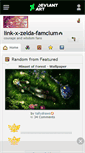 Mobile Screenshot of link-x-zelda-famclum.deviantart.com