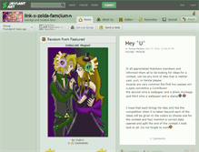 Tablet Screenshot of link-x-zelda-famclum.deviantart.com