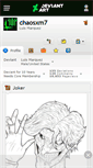 Mobile Screenshot of chaosxm7.deviantart.com