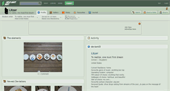 Desktop Screenshot of litzer.deviantart.com
