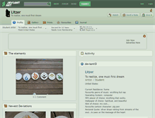 Tablet Screenshot of litzer.deviantart.com