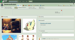 Desktop Screenshot of pokemonandfootball.deviantart.com