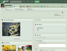 Tablet Screenshot of amenthya.deviantart.com