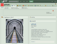 Tablet Screenshot of golfmade.deviantart.com