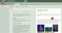 Desktop Screenshot of american-artists.deviantart.com