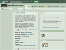 Tablet Screenshot of legend-human-group.deviantart.com