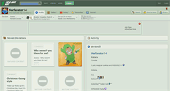 Desktop Screenshot of narfanator14.deviantart.com