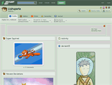 Tablet Screenshot of liuhuparta.deviantart.com