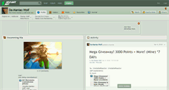 Desktop Screenshot of da-maniac-wolf.deviantart.com
