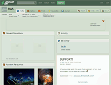 Tablet Screenshot of lisuh.deviantart.com