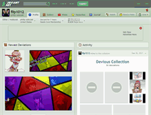 Tablet Screenshot of flip1012.deviantart.com