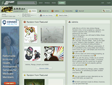 Tablet Screenshot of a-m-r-a.deviantart.com