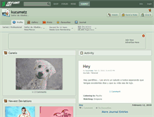 Tablet Screenshot of kucumatz.deviantart.com