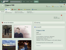 Tablet Screenshot of fuhgawz1988.deviantart.com