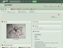 Tablet Screenshot of koni-kitten.deviantart.com