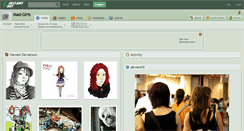 Desktop Screenshot of mad-girls.deviantart.com