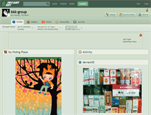 Tablet Screenshot of bkk-group.deviantart.com