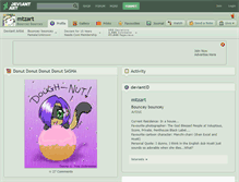 Tablet Screenshot of mtzart.deviantart.com