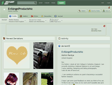 Tablet Screenshot of evilangelproductshiz.deviantart.com