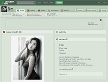 Tablet Screenshot of ejun.deviantart.com