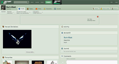 Desktop Screenshot of burn-blast.deviantart.com