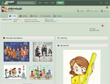 Tablet Screenshot of chibi-miyuki.deviantart.com