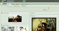 Desktop Screenshot of kailand.deviantart.com