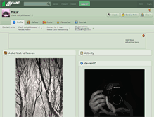 Tablet Screenshot of haur.deviantart.com
