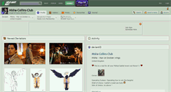 Desktop Screenshot of misha-collins-club.deviantart.com