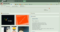 Desktop Screenshot of natsume-shin.deviantart.com