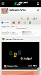 Mobile Screenshot of natsume-shin.deviantart.com