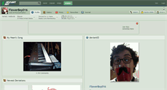 Desktop Screenshot of flowerboy016.deviantart.com