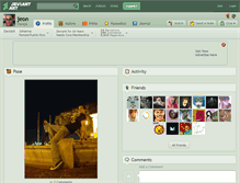 Tablet Screenshot of jeon.deviantart.com