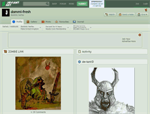 Tablet Screenshot of dommi-fresh.deviantart.com