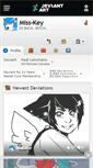 Mobile Screenshot of miss-key.deviantart.com