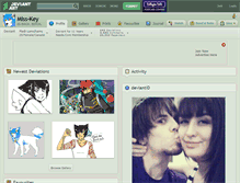 Tablet Screenshot of miss-key.deviantart.com