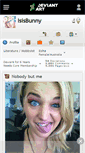 Mobile Screenshot of isisbunny.deviantart.com