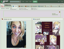 Tablet Screenshot of isisbunny.deviantart.com