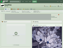 Tablet Screenshot of mandiflick.deviantart.com