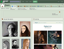 Tablet Screenshot of nisayon.deviantart.com