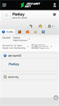 Mobile Screenshot of piekey.deviantart.com