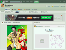 Tablet Screenshot of demunlawin.deviantart.com
