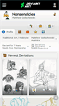 Mobile Screenshot of nonsensicles.deviantart.com