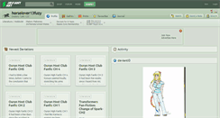 Desktop Screenshot of horselover13fuzy.deviantart.com