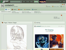 Tablet Screenshot of loremaster01.deviantart.com