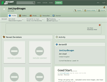 Tablet Screenshot of jonlloydimages.deviantart.com
