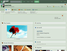 Tablet Screenshot of apacheta.deviantart.com